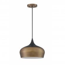 Kendal PF131-BRS/BLK - 1 LIGHT PENDANT