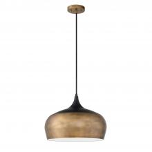 Kendal PF135-BRS/BLK - 1 LIGHT PENDANT