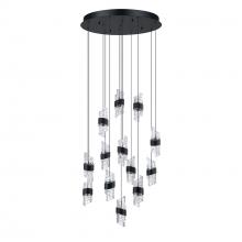 Kendal PF265-13LPA-BLK - Silhouettes 13-Light LED Pendant Pan