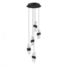 Kendal PF265-5LPA-BLK - Silhouettes 5-Light LED Pendant Pan
