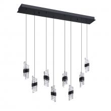 Kendal PF265-8LRT-BLK - Silhouettes 8-Light LED Rectangular Pan