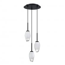 Kendal PF271-3LPA-BLK - Soren 3-Light Pendant Pan