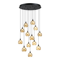 Kendal PF330-13L-A/BRZ - 13 LIGHT LED PAN