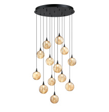 Kendal PF330-13L-D/BRZ - 13 LIGHT LED PAN