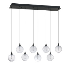 Kendal PF330-8L-D/CLR - 8 LIGHT RECTANGULAR LED PAN