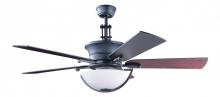 Kendal AC14752-WRI - Four Light Wrought Iron Ceiling Fan