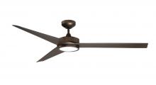 Kendal AC21560-ARB - TRICEPTOR 60 in. LED Architectural Bronze DC motor Ceiling Fan