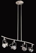 Kendal HPF4000-4L-SN - ERIS series 4-Light Satin Nickel fixed rail fixture