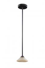 Kendal HPF8000-ORB - One Light Oil Rubbed Bronze Down Pendant