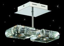 Kendal HSF18002-CH - 2 light Crystal Semi-Flush