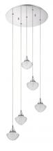 Kendal PF43-5LPA-CH - ICICLE series 5-Light Chrome Pendant Pan