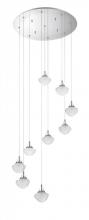 Kendal PF43-9LPA-CH - ICICLE series 9-Light Chrome Pendant Pan