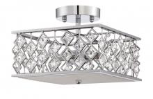 Kendal PF60-4LSF-CH - MILANO series 4-Light Chrome Semi-Flush