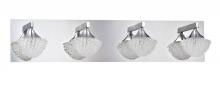 Kendal VF4300-4L-CH - ICICLE series 4-Light Chrome Bath Light
