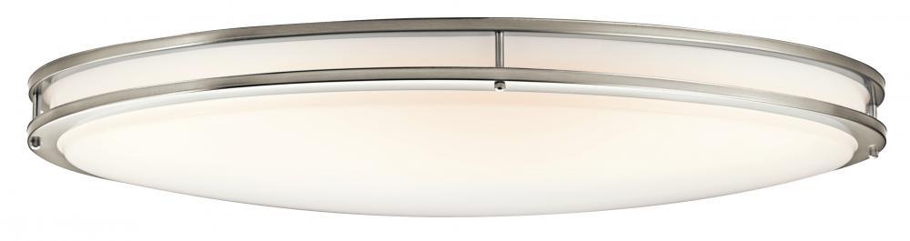 Avon 32.5" LED Flush Mount with Acrylic in Brushed Nickel