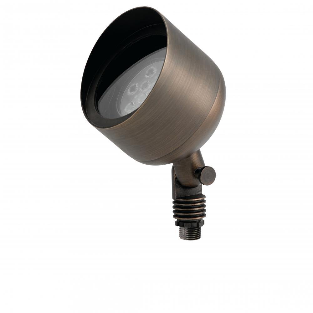 12V PAR 36 Brass Uplight Accent Light Centennial Brass