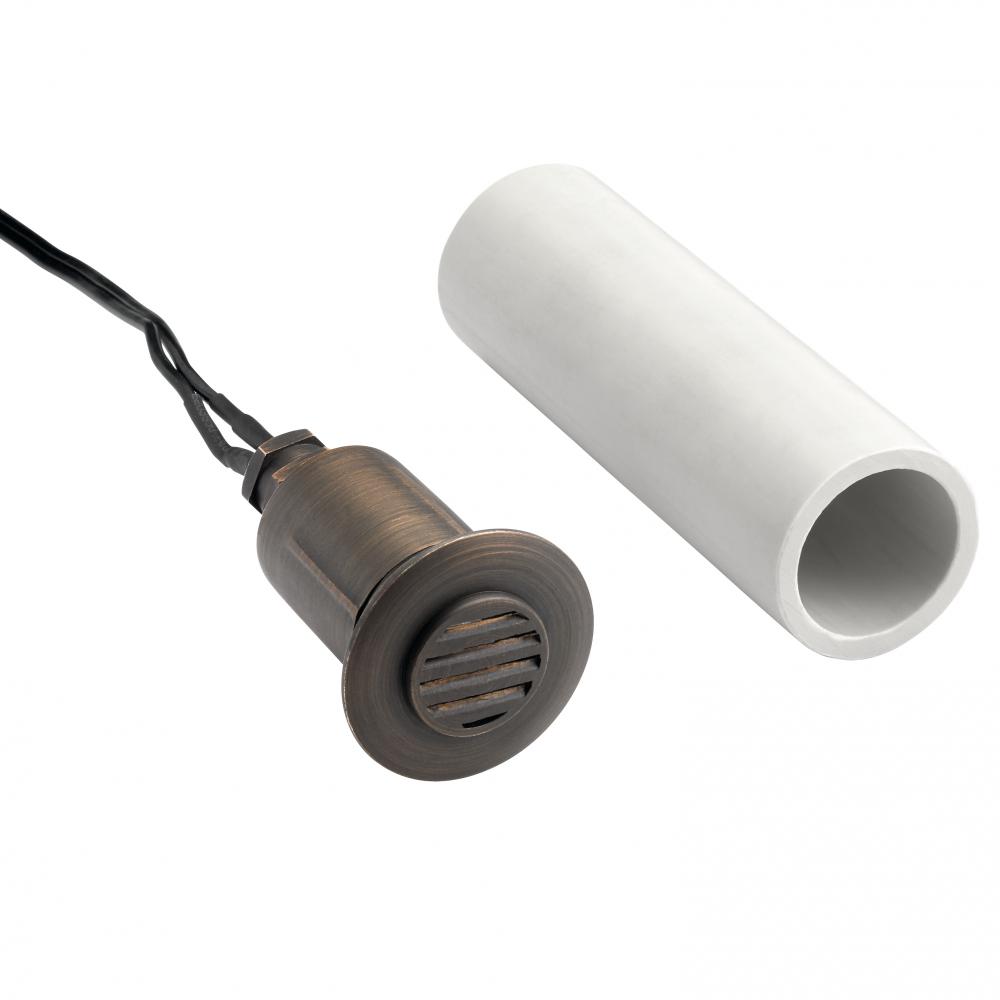 12V MR8 Recessed In-Ground Louvered Centennial Brass