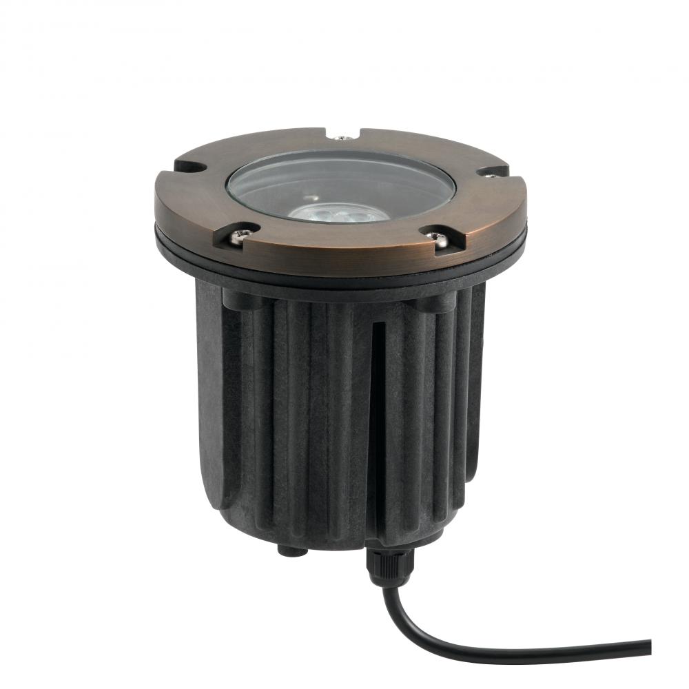 12V In-Ground Brass Trim Centennial Brass