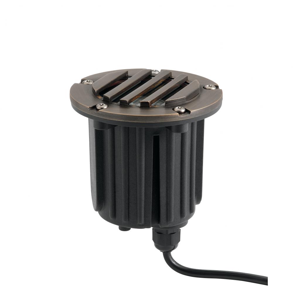 12V In-Ground Brass Rock Guard Centennial Brass