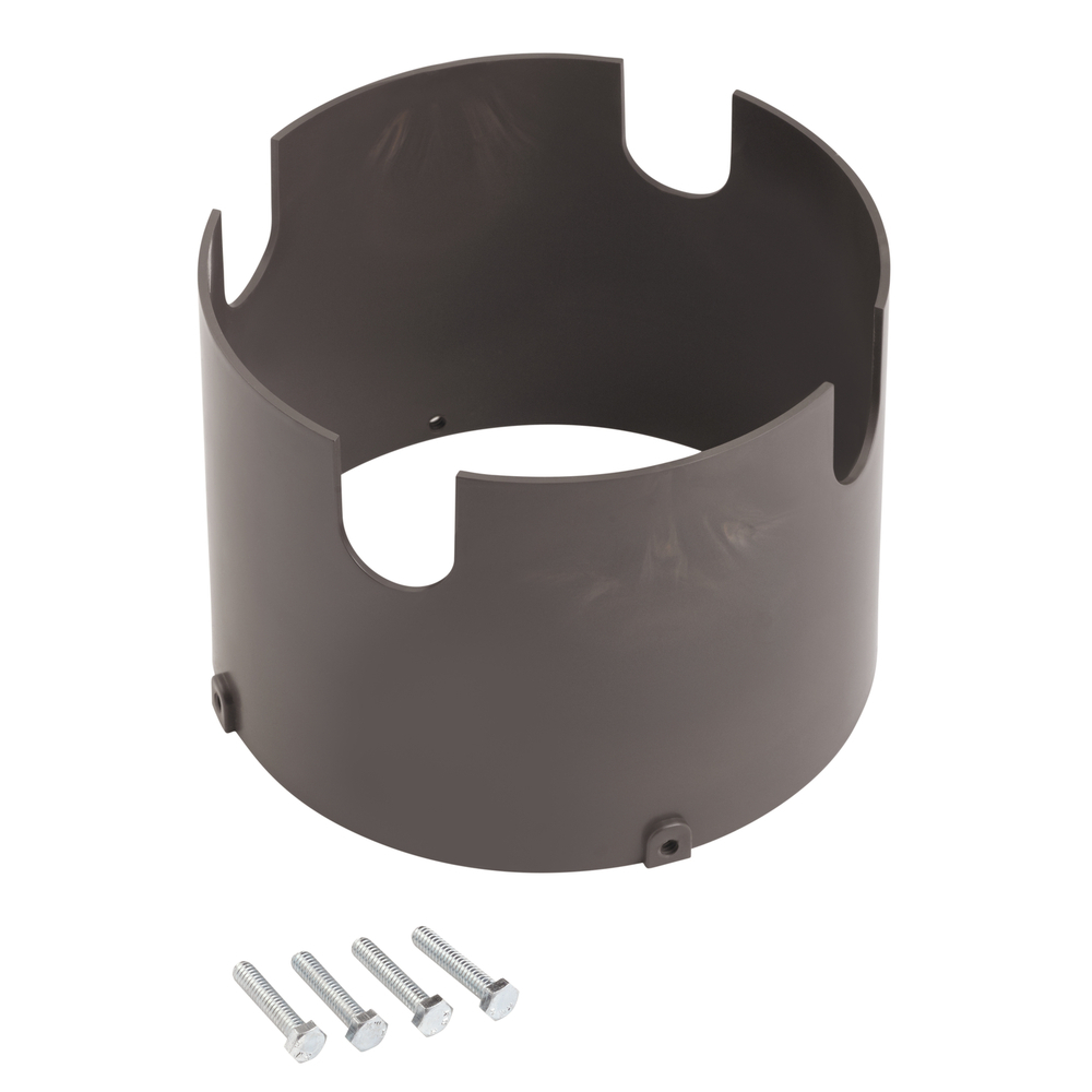 In-Ground Concrete Installation Kit Architectural Bronze