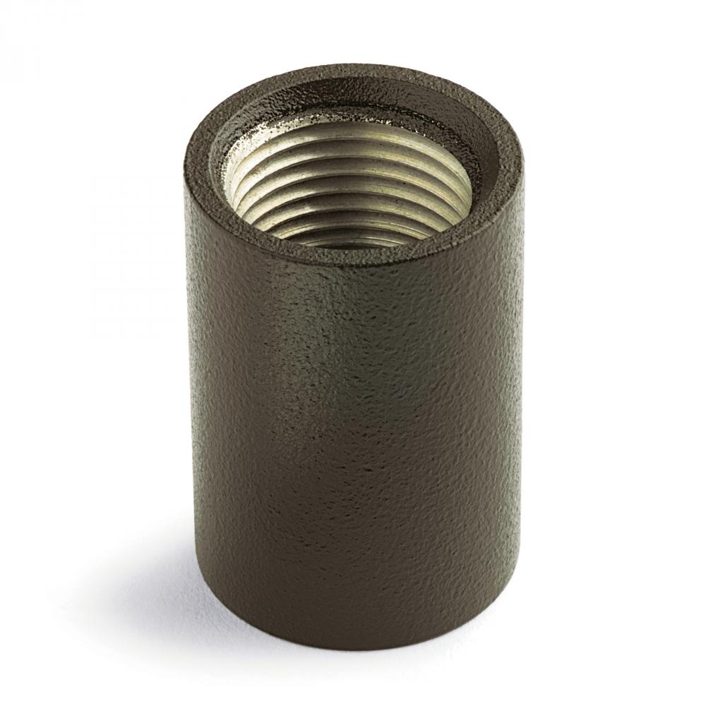 1.5" Stem Coupler .5 NPSM Textured Architectural Bronze