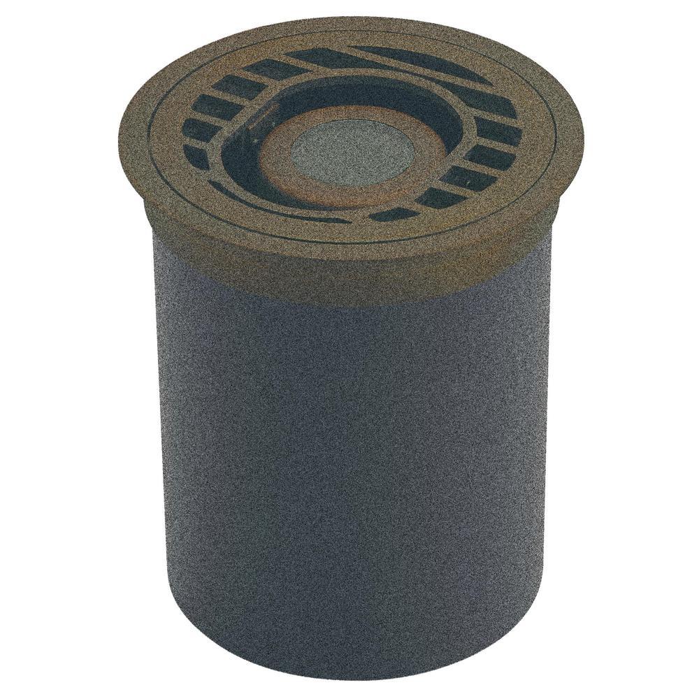 Articulating Well Light with Rock guard Centennial Brass