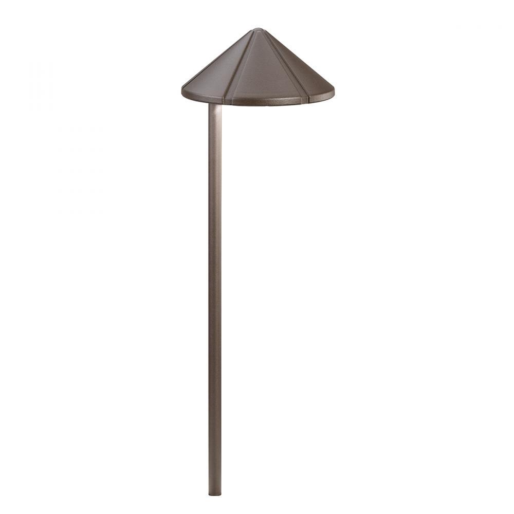 Side Mount 2700K LED Path Light Textured Architectural Bronze