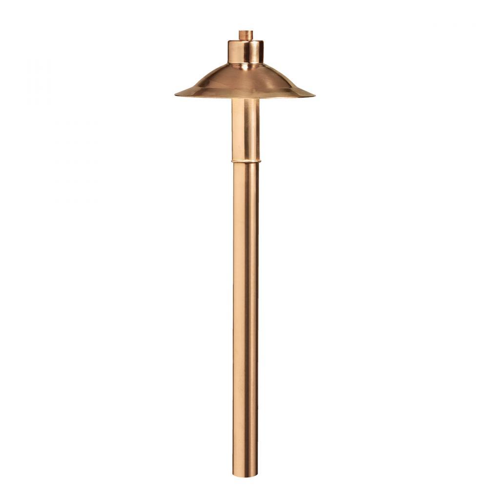 Copper Hat 3000K LED Path Light Copper