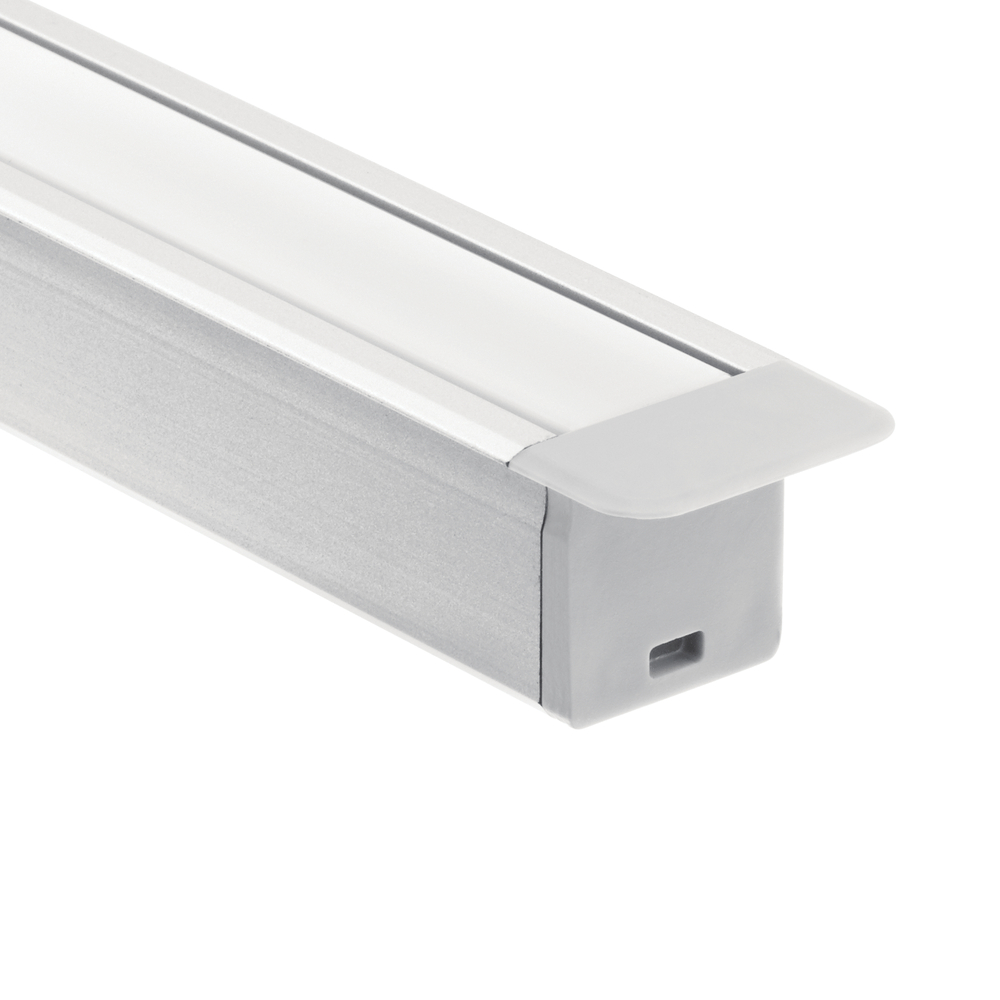 TE Standard Series 2' Kit Deep Well Recessed Channel Silver