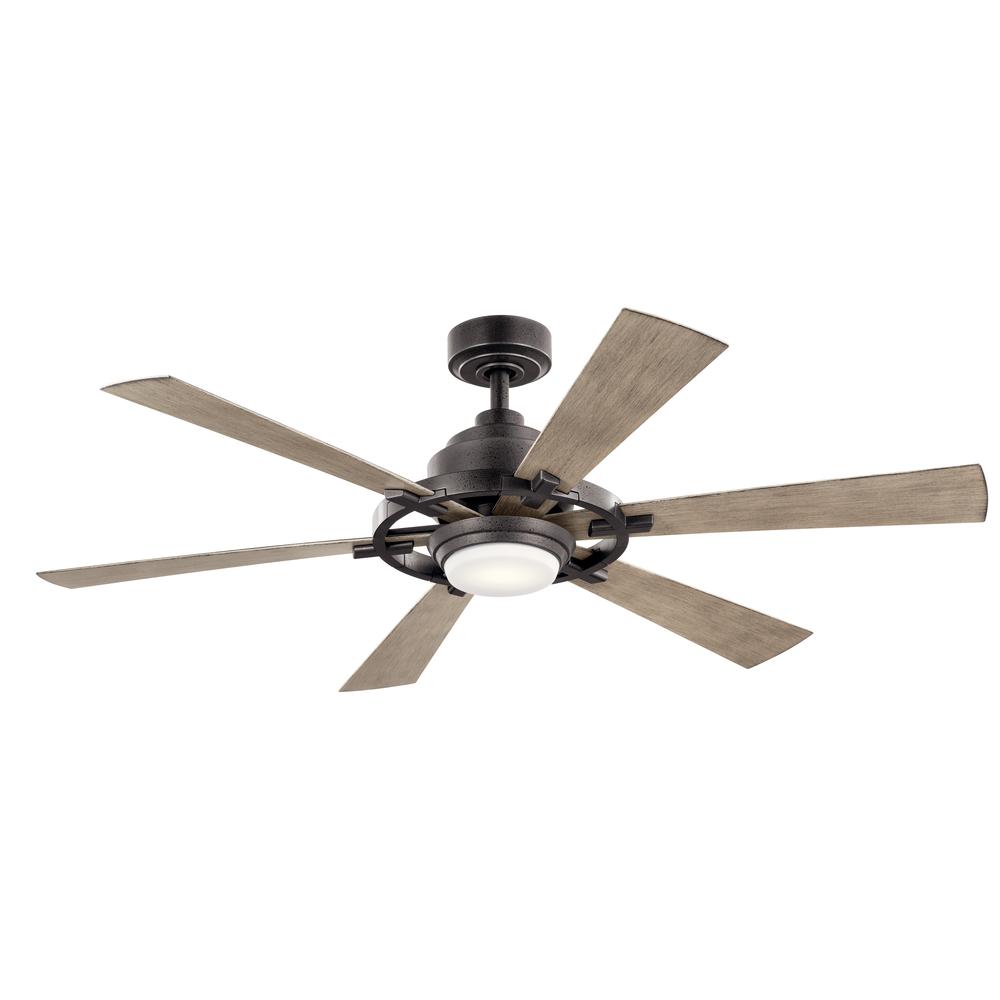 Iras LED 52" Ceiling Fan Anvil Iron