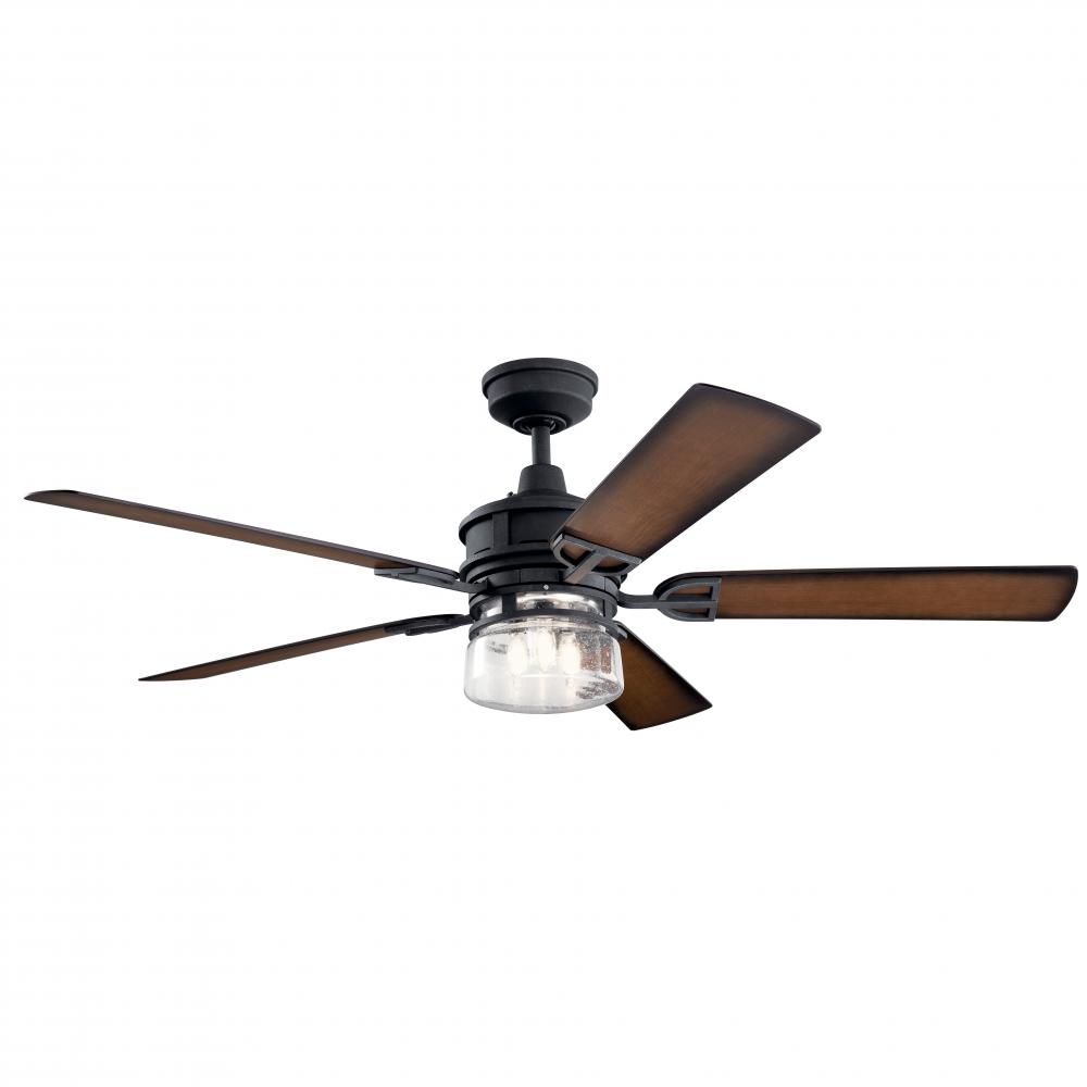 Lyndon Patio LED 3000K 60" Fan Distressed Black