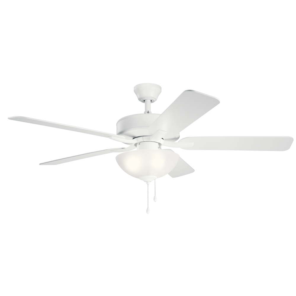 52" Basics Pro Select Fan Matte White