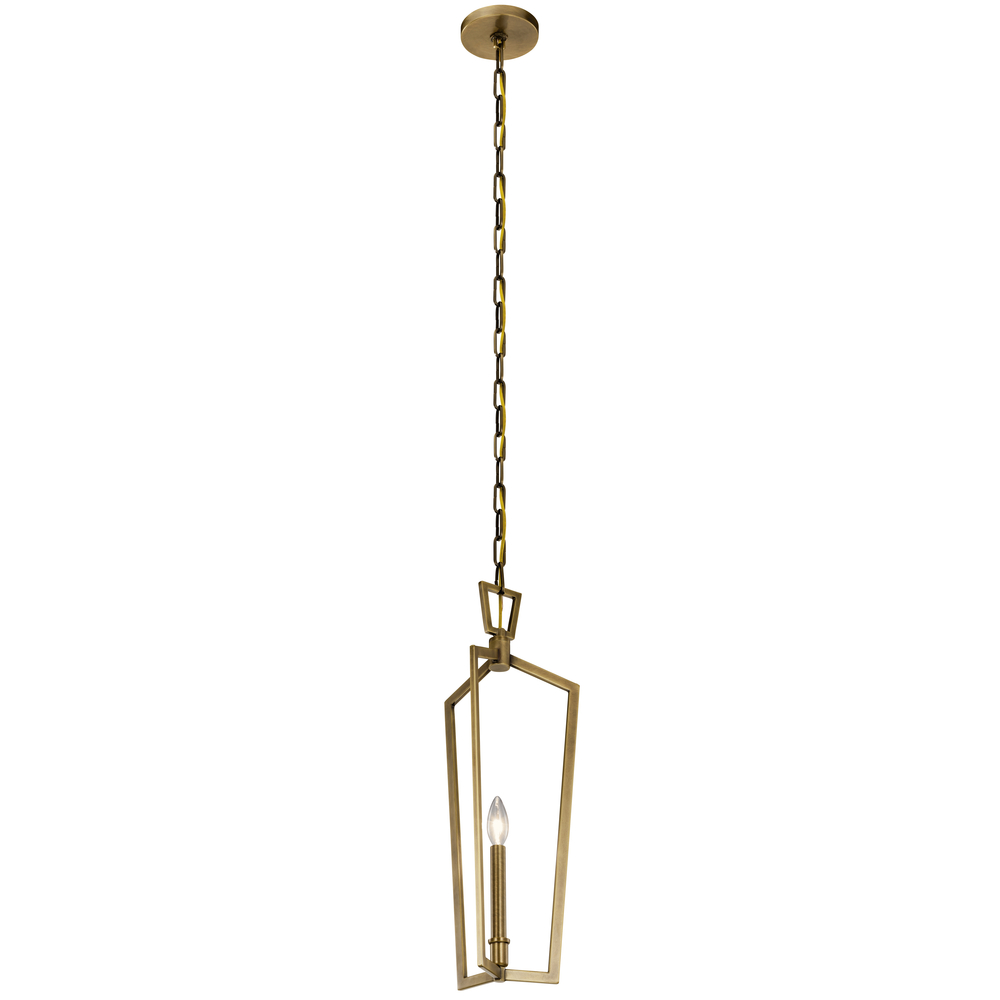 Abbotswell 23.5" 1 Light Mini Pendant Natural Brass