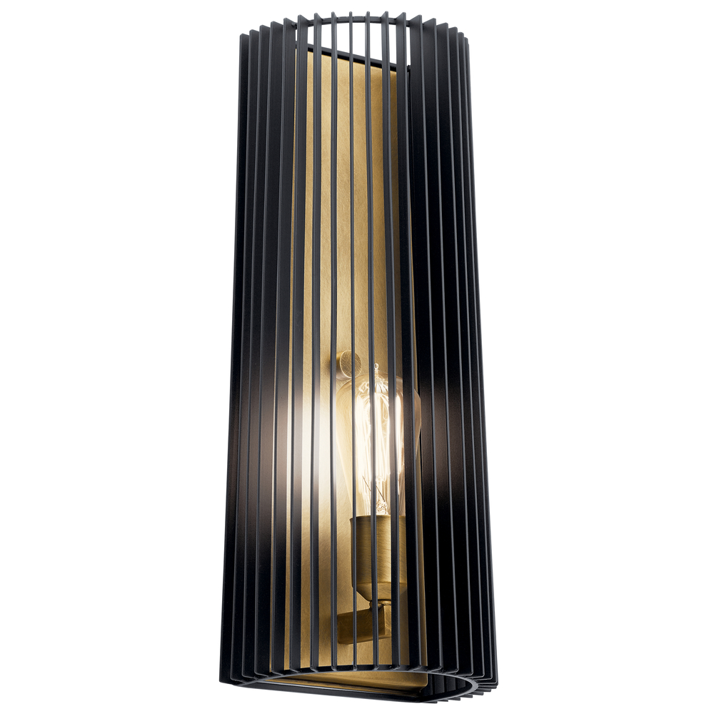 Linara 1 Light Wall Sconce Black