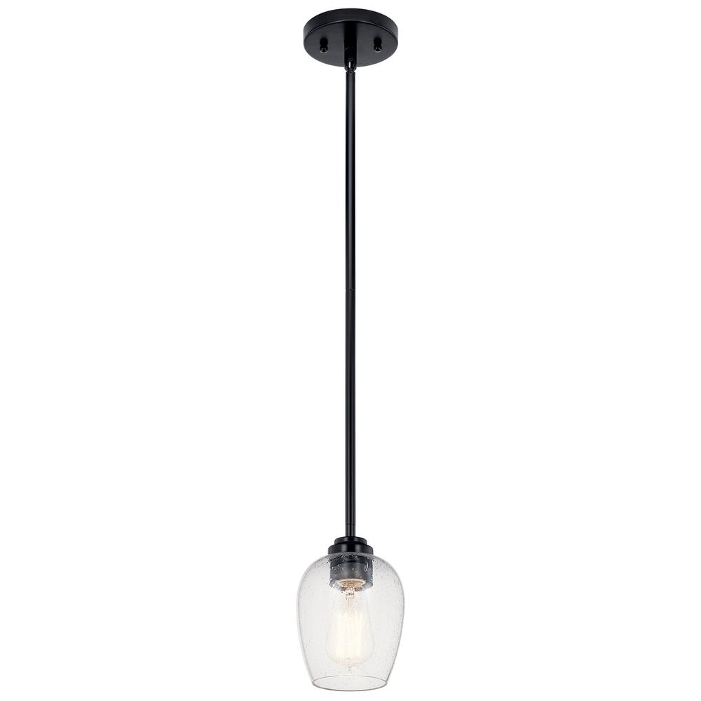 Valserrano 7.75" 1 Light Mini Pendant Black