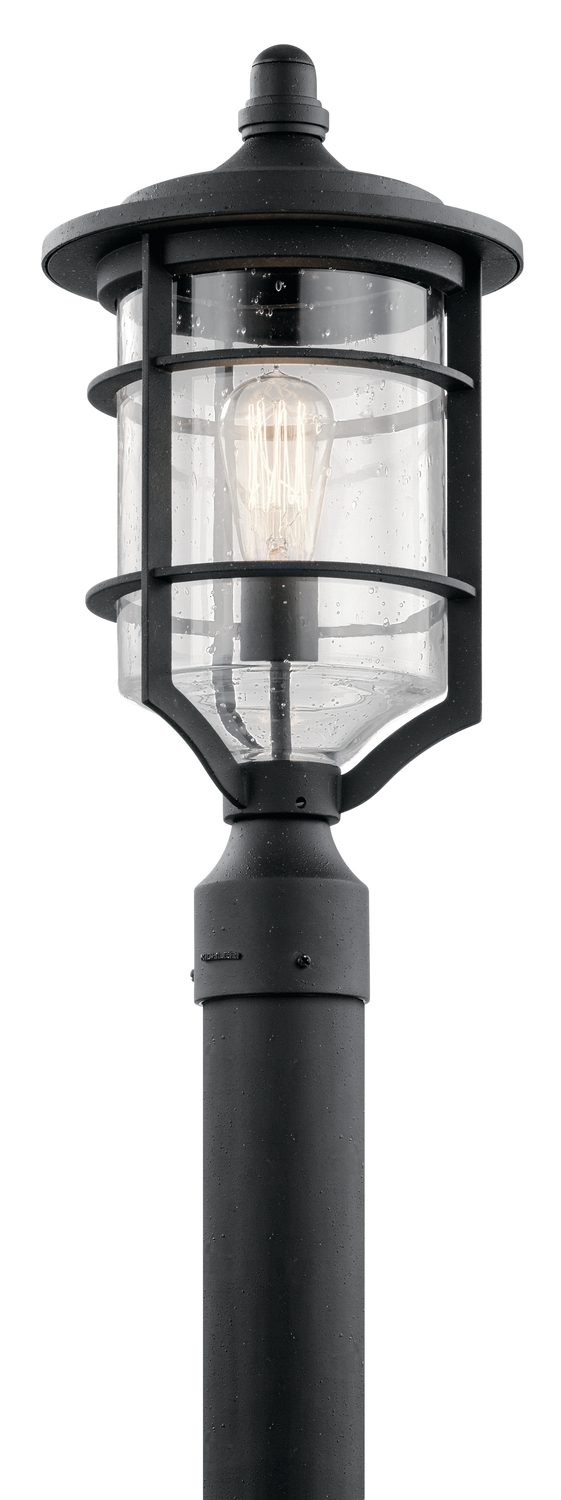 Royal Marine 1 Light Post Light Distressed Black