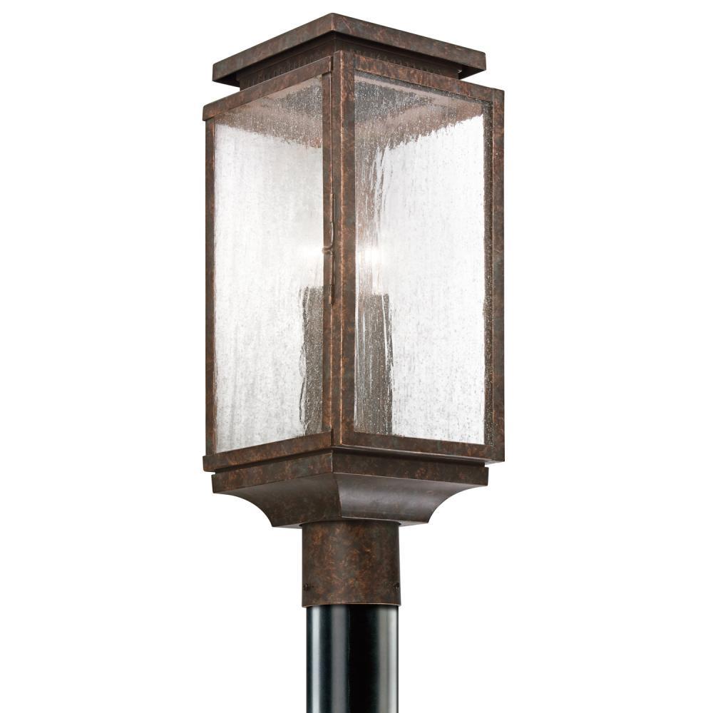 Manningham 3 Light Post Light Olde Bronze