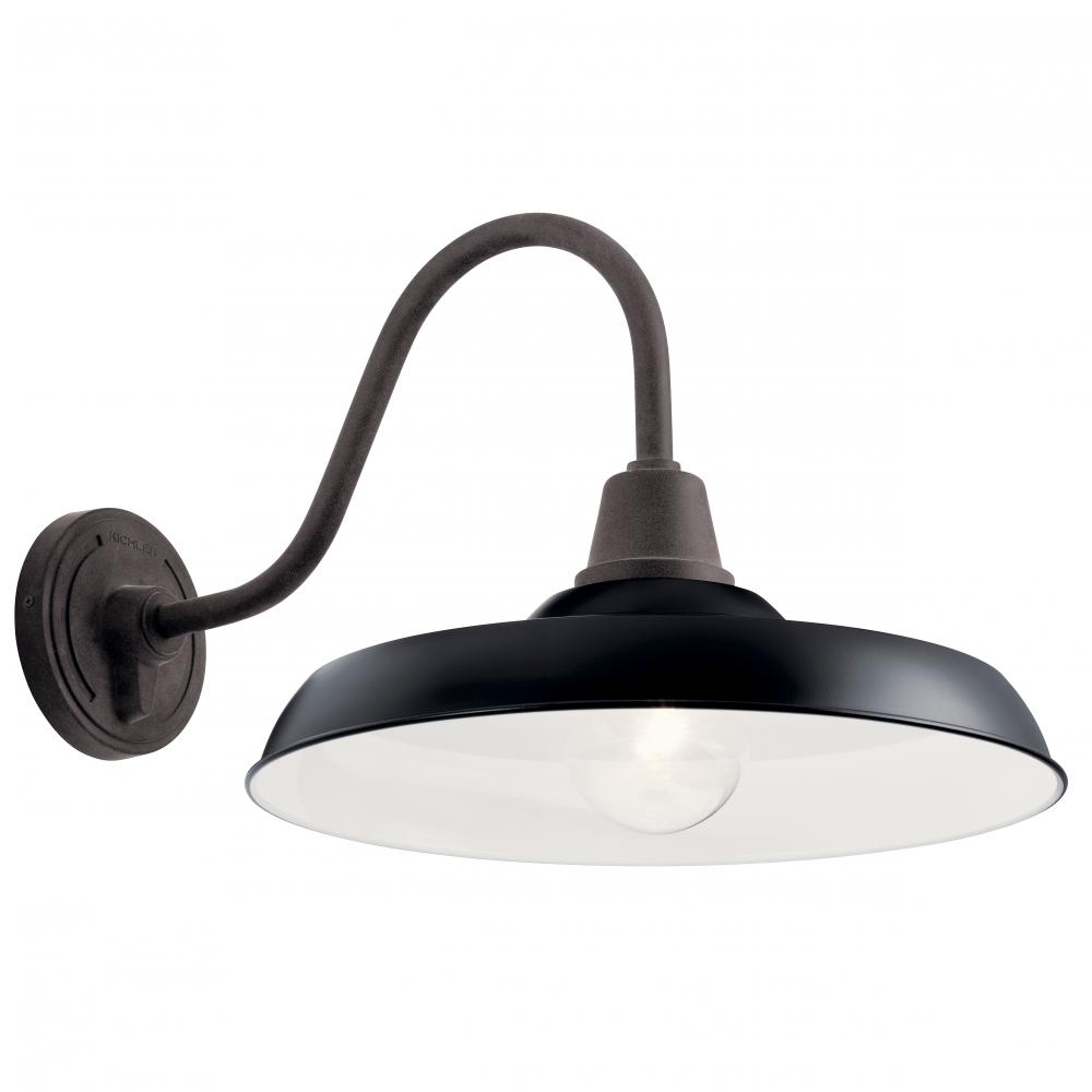 Pier 16" 1 Light Wall Light Black
