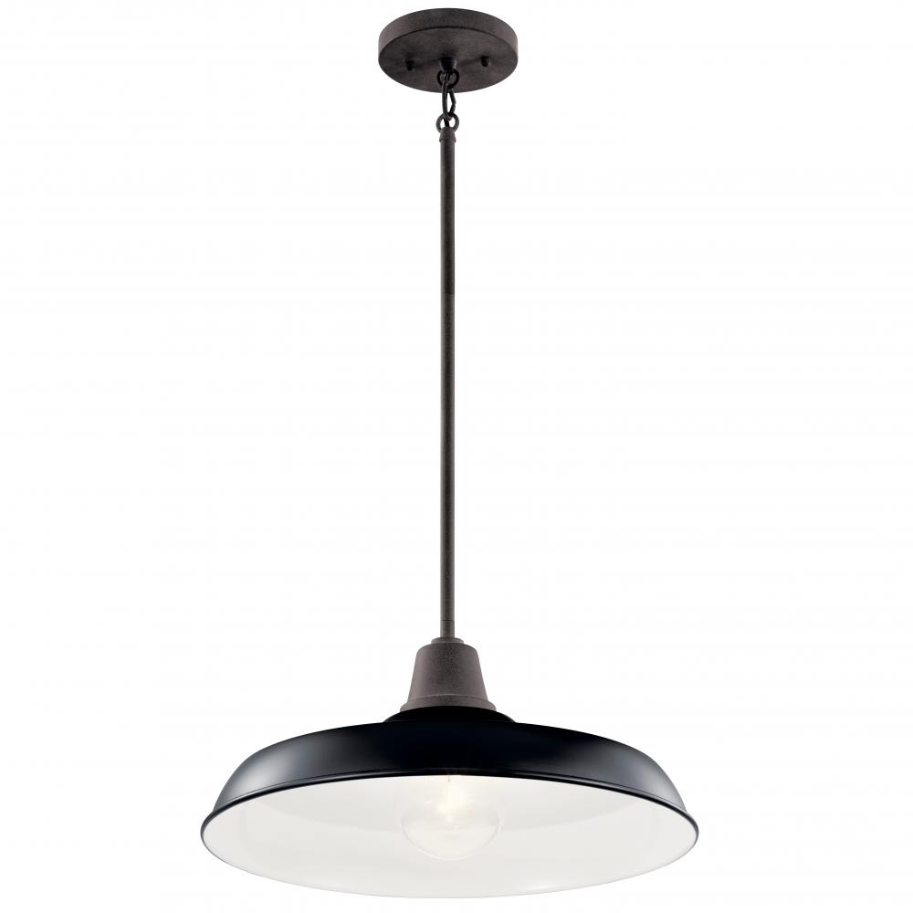 Pier 1 Light 16" Convertible Pendant Black