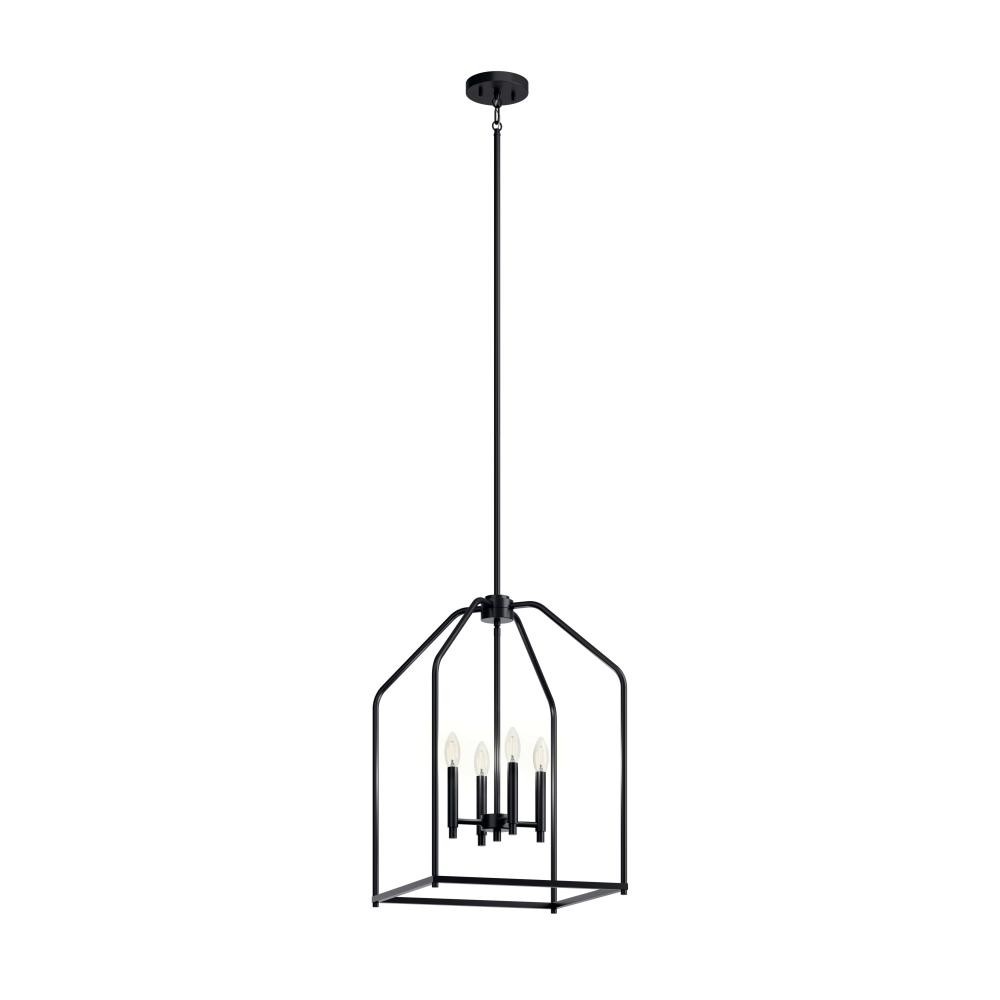 Madden 25.5" 4 Light Pendant in Black