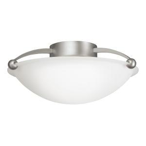 15" 2 Light Semi Flush Brushed Nickel
