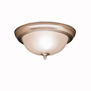 11.5" 2 Light Flush Mount Brushed Nickel