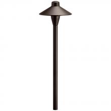 Kichler 15478AZT - 12V 6.75" Path Light Textured Architectural Bronze