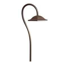 Kichler 15807AZT27R - Shepherd's Crook 2700K LED Path Light Textured Architectural Bronze