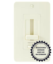 Kichler 1DDTRIMALM - Face Plate and Trim Accessory for the 4DD or 6DD LED Driver + Dimmer Almond