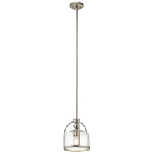 Kichler 42798NI - 9.5" 1 Light Mini Pendant Brushed Nickel