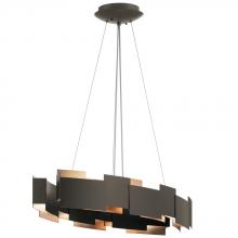Kichler 42993OZLED - Moderne 16.25 inch LED Oval Chandelier/Pendant in Olde Bronze