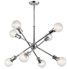 Kichler 43118CH - Armstrong 26" 8 light Chandelier Chrome