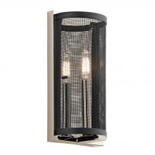 Kichler 43716PN - Titus 1 Light Wall Sconce in Polished Brushed Nickel