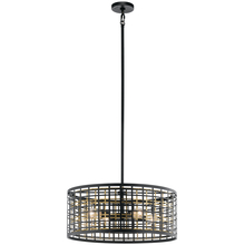 Kichler 44076BK - Aldergate 4 Light Chandelier Black